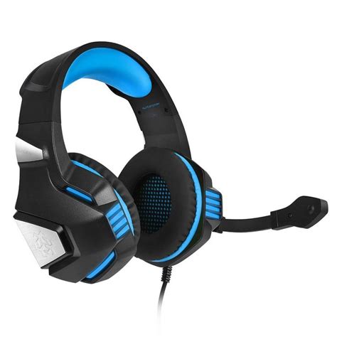 Hunterspider V 3 35mm Headsets Bass Gaming Headphones With Mic Led