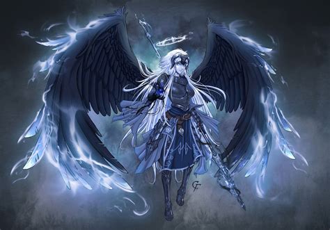 Female Fallen Aasimar Paladin Aasimar Dungeons And Dragons Characters Fantasy Character Design