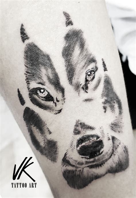 #wolf print #paw print #paw print tattoo #paw tattoo #tattoo #wolf. Pin by Bryce Peterson on Tattoos | Wolf paw tattoos, Dog ...