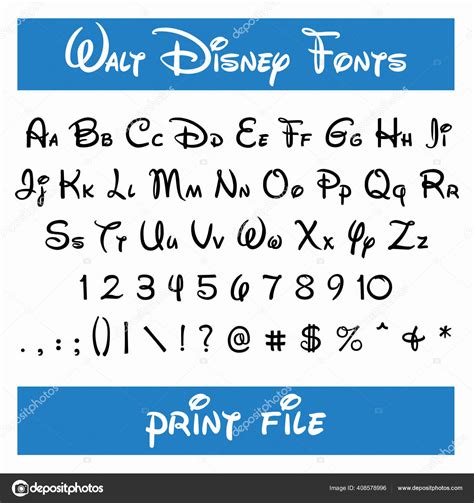 Walt Disney Signature Font