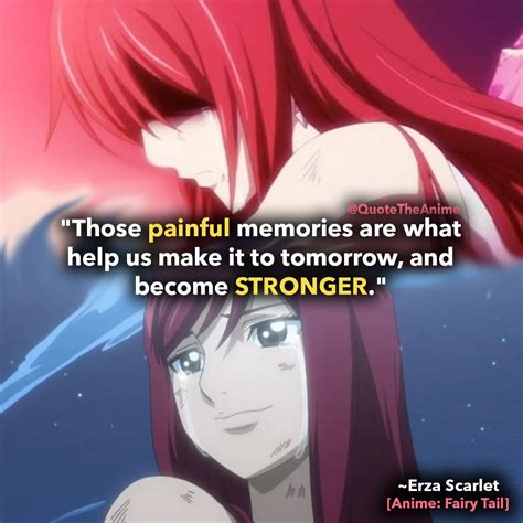 Powerful Erza Scarlet Quotes Fairy Tail Quotes Anime Quotes Inspirational Fairy Tail