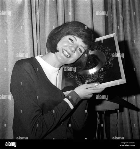 Cilla Black Singer With Her Silver Disc March 1964 For Her Record