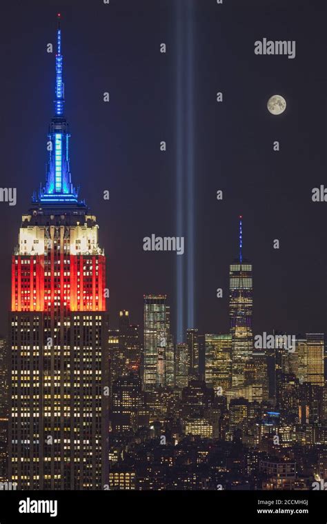 Twin Towers Memorial Lights