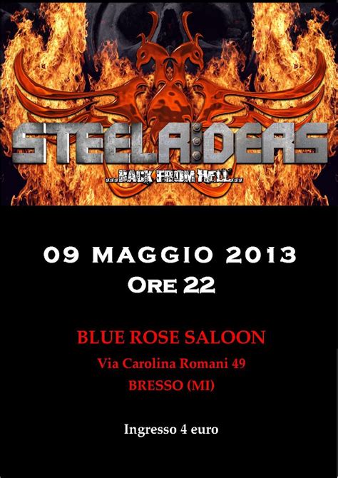 Metal On The Road Steelriders Blue Rose Saloon Bresso Mi 09052013