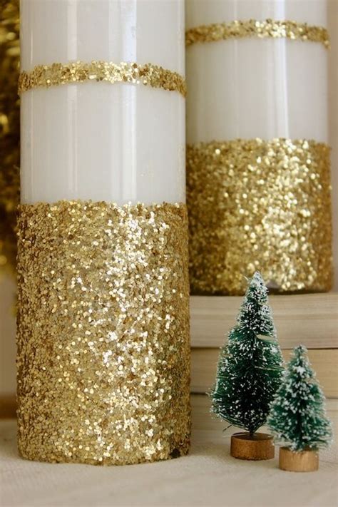 See And Do Diy Glittered Candles Diy Glitter Candles Glitter Candles