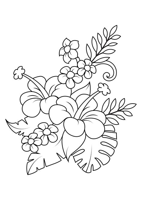 Dibujo Para Colorear Flores Dibujos Para Imprimir Gratis Img 31838