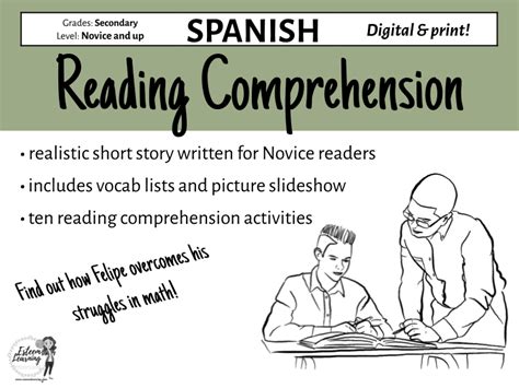 Spanish Reading Comprehension Passages And Questions The 892