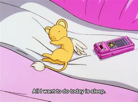 All I Want To Do Is Sleep Sakura Card Anime Aesthetic Cardcaptor Sakura