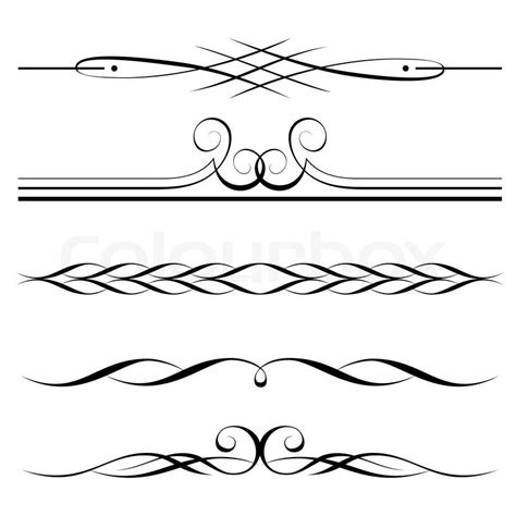Download Decorative elements, border and page ... | Stock vector ...