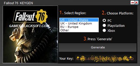 Keygen Fallout 76 Serial Number — Key Crack Pc Keygen Crack Software