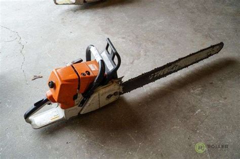 Stihl Ms461 Chainsaw Gas 28in Blade Roller Auctions