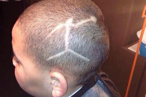 Poor Kid Gets A Terrible Jordan Jumpman Logo Haircut Daily Snark