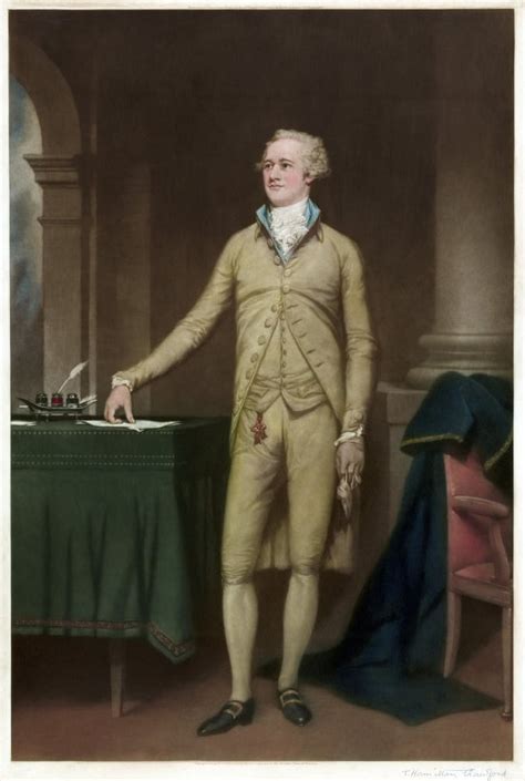 Alexander Hamilton N1755 1804 American Politician Engraving By