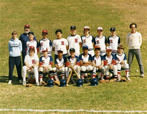 Spring 1988 Junior Baseball Team This Photograph Shows Th Flickr