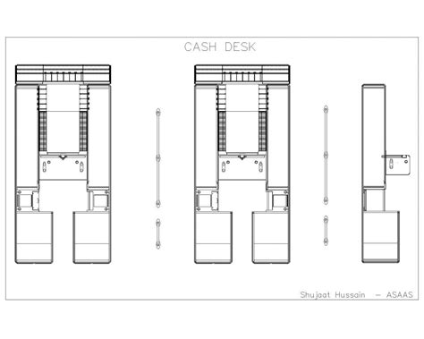 Cash Desk Design Thousands Of Free Cad Blocks