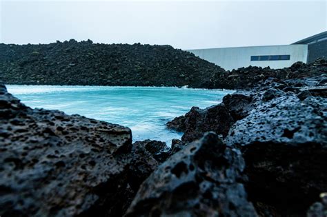 Free Stock Photo Of Black Rocks Blue Blue Lagoon