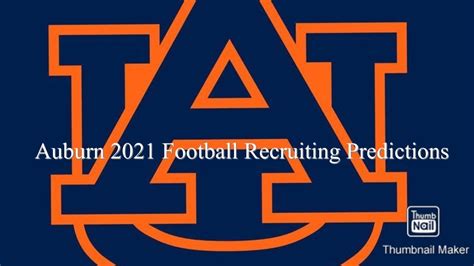 2021 Auburn Football Recruiting Predictions Youtube