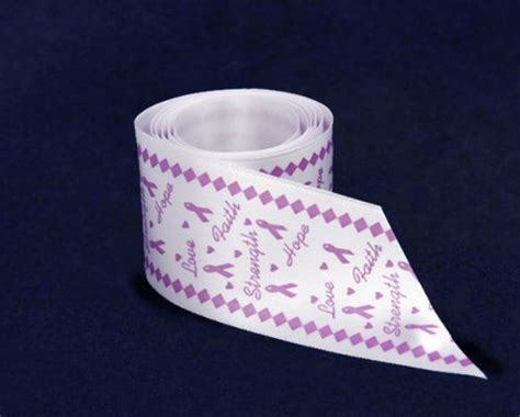 Fundraising For A Cause Satin Purple Awareness Ribbon By The Yard