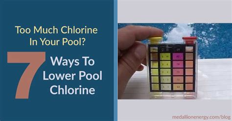 All chlorine pools contain salt. Too Much Chlorine In The Pool? | 7 Easy Ways To Lower Pool ...