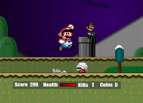 Now play the game with completely new graphics design! Play Super Mario Flash - Halloween Version - Free online ...