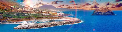 Tenerife Island Sceneryocean And Beautiful Stone Stock Image Image