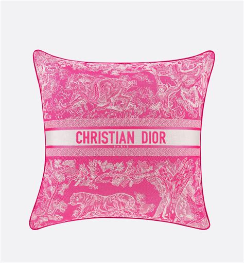 Square Pillow Peony Pink Dioriviera 2022 Toile de Jouy | DIOR in 2022