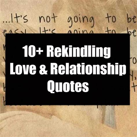 13 Quotes On Rekindling Love