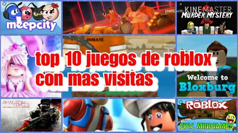 Top 10 Juegos De Roblox Mas Jugados Youtube