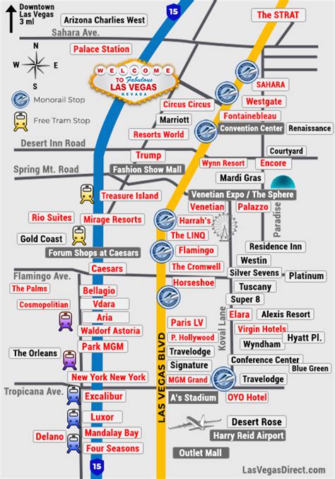 Hotels Las Vegas Map Campus Map