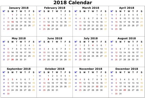 Calendario 2018 Png Transparente Png All