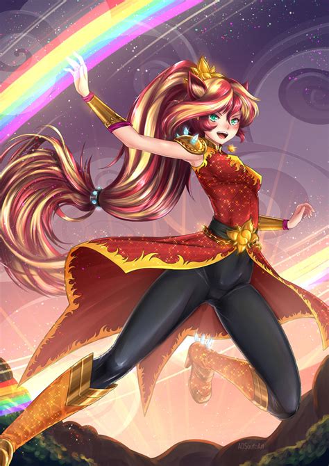 Friendship is magic issue #53. Sunset Shimmer por ADSouto | Dibujando