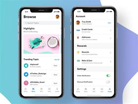 All from our global community of web developers. News Account iOS 11 App Design | Ios app design, App ...