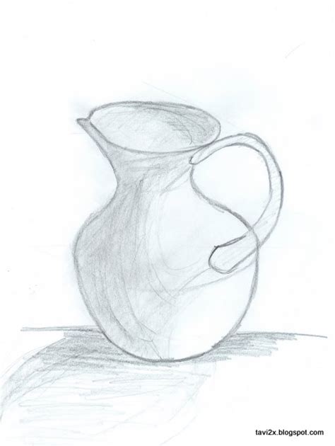 Vaza Vase Desen In Creion Graphite Pencil Drawing