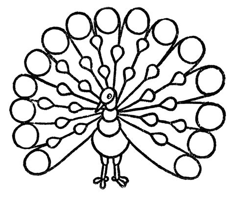 The large birds with their long, iridescent tails would need a clever mixing and matching of colors to capture them in full glory on canvas. Peacock Coloring Pages