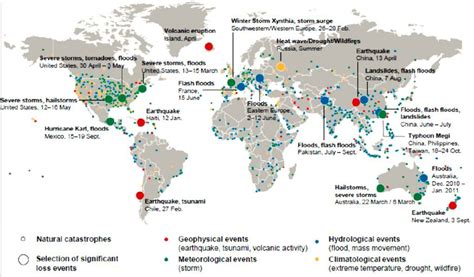 Worldmap Of Natural Disasters 2010 Download Scientific Diagram