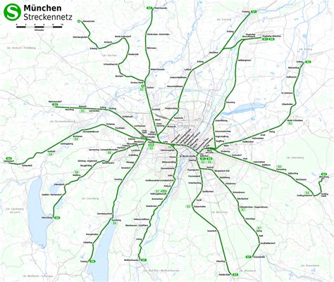 S Bahn City Railway System In Munichgermany