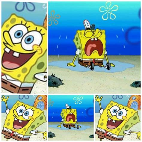 Share the best gifs now >>>. SpongeBob happy sad Blank Template - Imgflip