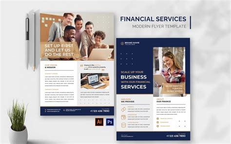 Financial Services Flyer Print Template Templatemonster