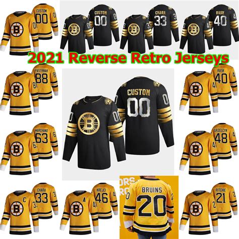 2020 Boston Bruins 2021 Reverse Retro Hockey Jerseys Chris Wagner