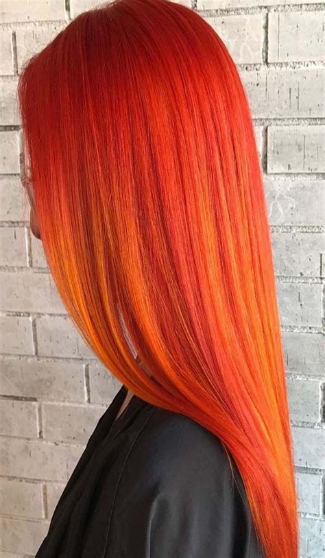 Unique Orange Hair Color Cleverstyling Hair Color Orange Hair