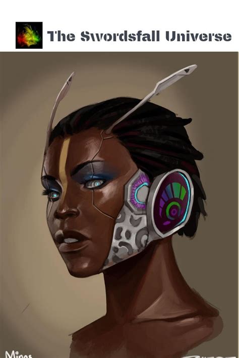 Interview The Swordsfall Universe Afrofuturism Art Afrofuturism Cyberpunk Character