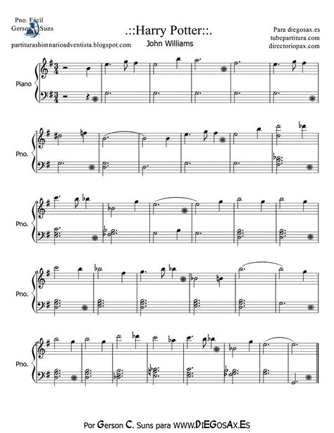 Harry Potter Sheet Music For Easy Piano By John Williams Harry Potter