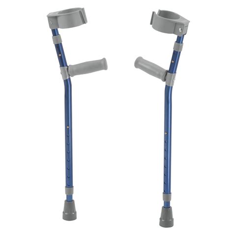 Drive Medical Pediatric Height Adjustable Forearm Crutches Pair