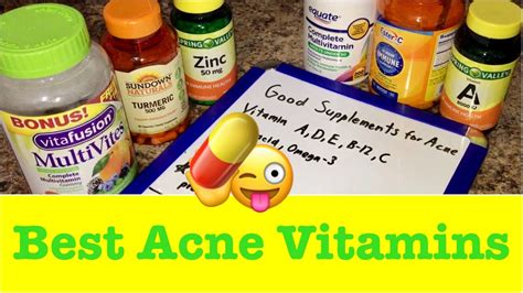This could translate to a. Vitamins That Help Acne | Examples and Forms