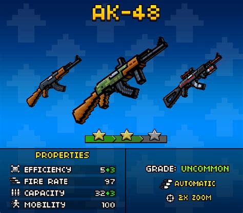 Ak 48 Up1 Pg3d Pixel Gun Wiki Fandom Powered By Wikia