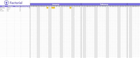 The Printable Hr Annual Calendar For Time Off 2019 Excel Calendar