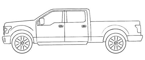 Ford Truck Coloring Page | Coloringpagez.com | Truck coloring pages