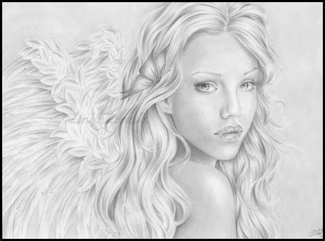 Angel Face Drawing