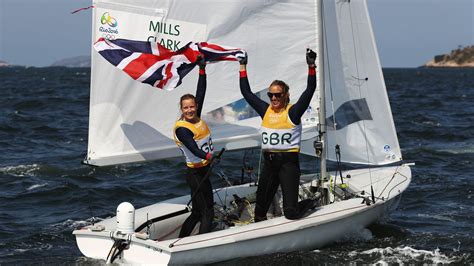 Hannah Mills And Saskia Clark Secure Olympic Sailing Gold In Womens