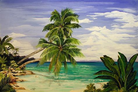 Palm Beach Painting By Steve M Broussard